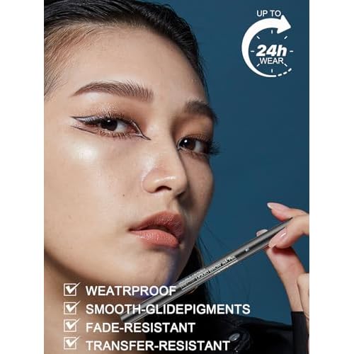 Eyebrow Pen - Eyebrow Pencil, Brow Pencil 2-in-1 Dual-Ended Microblading Eyebrow Pen with Micro-Fork-Tip and Precise Brush-Tip Create Natural Hair-Like Brows, Last All-Day, Dark Brown