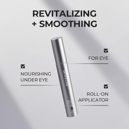 [SKIN&LAB] Anti-aging Rollers Duo Set, includes Bakuchiol Eye and Retinol Lifting Roller, Korean Vegan Skincare Gift Set, Gift for women, Valentine skincare gift set