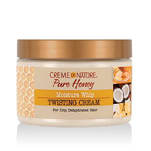 Creme of Nature Pure Honey Collection - Moisturizing Shampoo, Conditioner and Curl Cream for Curly Dry Dehydrated Hair