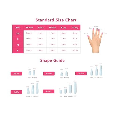 LOVFUL Press on Nails Poker Queen | Handmade with Full Covered Crystals | Reusable Fake Nails | Stiletto Mid Length 1.7 in | H102-M