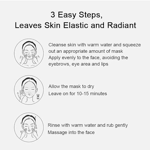 3 Pack 98.4% Gold Peel Off Facial Mask, Golden Exfoliating Mask for Blackhead and Pore Cleansing, Gold Foil Tear off Mask Anti-Aging Anti-wrinkle Reduces Fine Lines and Deep Cleansing