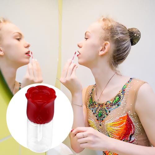 Hemoton Empty Lip Gloss Tubes Bulk 15 Pack Clear Refillable Lip Balm Containers for Diy Beauty Makeup Travel Portable 1.14X2.55 Inch