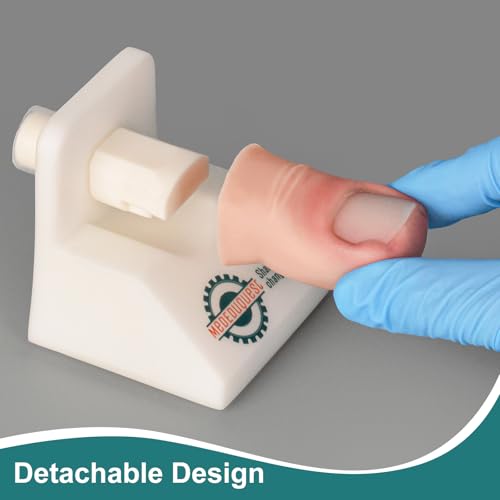 Ingrown Toenail Trainer Kit with Base,Ingrown Toenail Simulator for Medical Education, Wound Care Training Model
