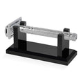 Linkidea Acrylic Men's Razor Stand, Stable Bathroom Holder for Safety Razors, Easy Clean, Compatible with Viking Blade Chief & Shaving Revolution Razors (Black)