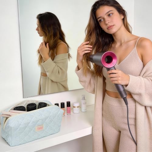 Hair Tools Travel Bag Compatible with Dyson Airwrap Cute Floral Travel Case for Shark Flexstyle Hair Tools Organizer