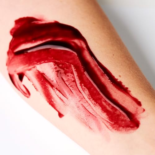 Pro FX Fake Blood - 16.90 fl oz / 500ml - SFX Make up for Halloween Vampire Zombie Theatre - Special Effects Make up Realistic Fake Blood Gel Spray Halloween Costume