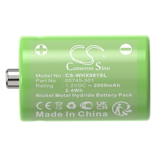Battery for Wahl 7060, 9020, 9326, 9816, 9916, 9918, 9920, 9925, 9940 PN:Wahl 00745-301, 23-9034, 415745-101, 93148-100, 960-0498 2000/2.4Wh