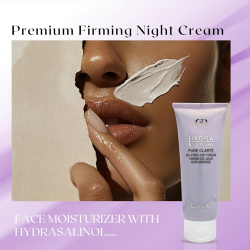 GA-DE Hydra Essential Oil-Free Day Cream - Face Moisturizer with Hydrasalinol, Salicylic Acid, Algae Extract, Vitamin E for Oily Skin - 2.54 oz