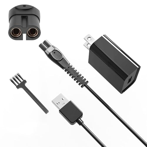 5V Charger Fit for Philips Norelco One Blade 360 QP2834 QP2724 MG7910 MG5910 MG9510 QP4631 QP6542 QP6552 QP4530 QP1924 QP1324 MG3919 Wet & Dry Shaver Series 2000 2400 Electric Trimmer Razor