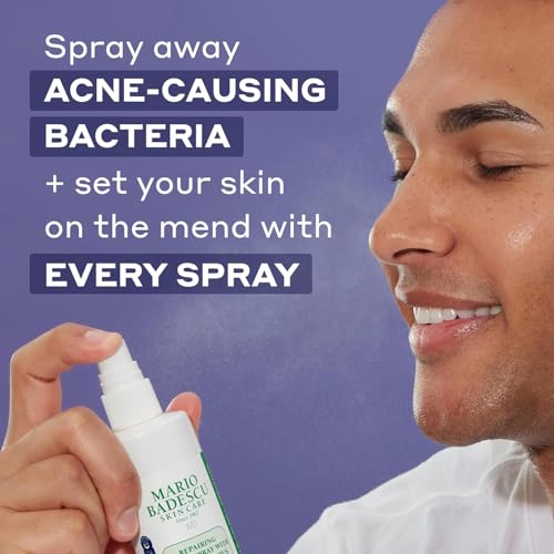Mario Badescu Repairing HOCl Facial Spray with Hypochlorous Acid ? Soothes & Calms Angry, Irritated Skin, Reduce Redness & Flare-Ups ? pH Balancing, Non-Irritating Cleanser, Fragrance-Free