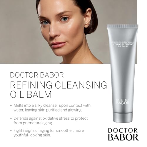 BABOR Doctor Refining Cleansing Oil Balm ? Deep Pore Cleansing Face Balm that Transforms to Oil, Makeup Remover & Gentle Exfoliating Cleanser