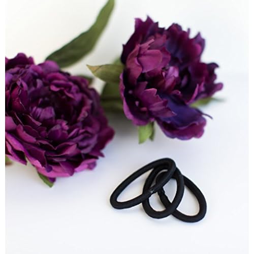 Revlon Strong Hold 2 Count Hair Claw Clips and 15 Count Extra Thick Black Hair Elastics