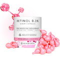 Retinol Anti Aging Wrinkle Correction Night Serum with Hyaluronic Acid Serum for Dark Spots, Post-Acne Scars, Instantly Plump & Hydrates Skin, Unscented, 30 Capsules