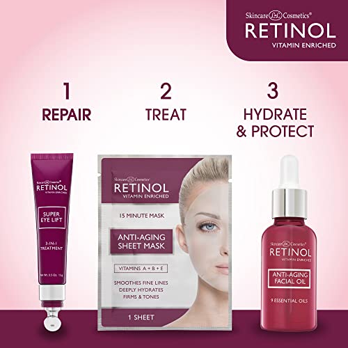 LIVAURA Retinol Gold Peel-Off Mask ? Luxurious Treatment Tightens, Lifts, Hydrates Skin For Luminous Finish ? Real Gold Helps Firm & Brighten While Flower Extracts Nourish & Restore Youthful Texture