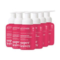 ATTITUDE Foaming Hand Soap, EWG Verified, Plant and Mineral-Based Ingredients, Vegan and Cruelty-free Personal Care Products, Pink Grapefruit, 10 Fl Oz (Pack of 6)