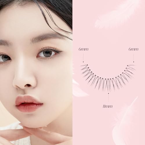 EYEME Cutting Eyelash NO.V32 ? 5 Set Pack, Customizable Cluster Lashes with Layered Short & Long Fibers for a Soft, Romantic Look, Lightweight & Flexible, K-Beauty