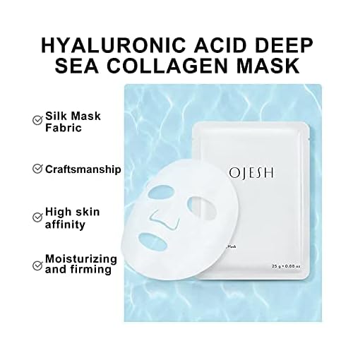 Ojesh Premium Lifting Mask - Face Masks Skincare£¬Hydrating Masks£¬Moisturizing£¬Brightening and Soothing£¬Anti-aging£¬Collagen Essential Lifting & Firming Face for Women Men All Skin Type (1 Box)