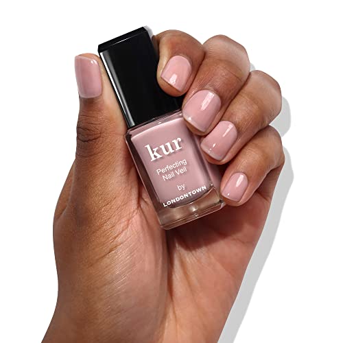 Bundle of LONDONTOWN Nail Veil #4, Dusty Rose Tint & Nail Veil #7 Enhancing Nail Care Color Polish and Formula, Sheer Cherry Blossom Pink, 0.4 fl. oz.