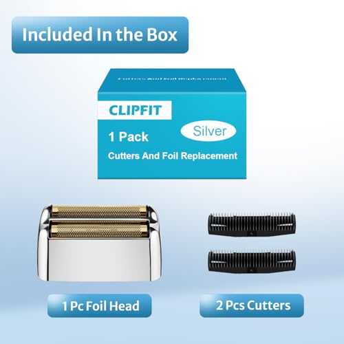 FXFS2 Foil Shaver Replacement Foil Compatible with Babyliss Foil Shaver FXFS2, Silver Color, 1Pack