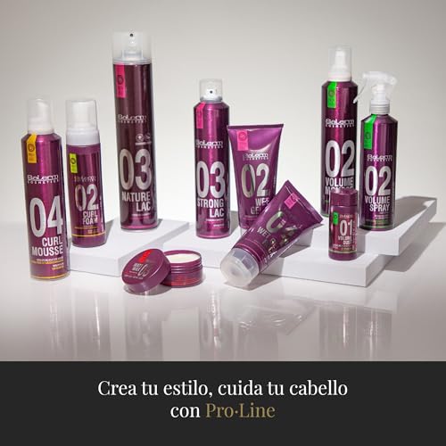 SALERM - Straight Hair Foam - Pro Line Liss Foam 01-200 ml - Eases and Improves Straightening Results - Anti-Frizz - Light Hold - Heat Protector - Treats and Repairs Hair