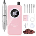 Makartt Rechargeable Nail Drill ? 35000RPM Electric Nail File,Portable E File for Gel Nail Shaping & Removal, Quiet, Lightweight, 6H Battery, Easy to Use for Home & Salon, YEEYAN
