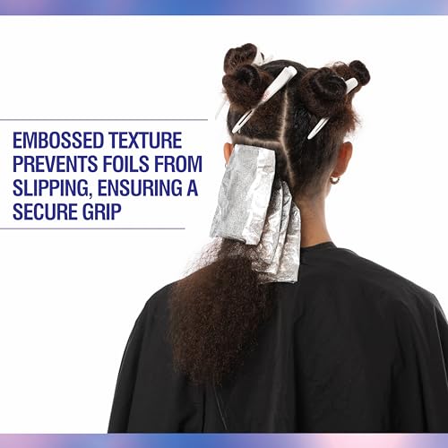 CHI Pop-Up Foils, Ready to Use Pre-Cut & Self-Dispensing Hair Foils, Ultimate Solution for Seamless Foil Application, 400 Sheets, Classic Silver