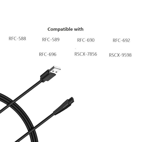 5V USB Charger for Hatteker RFC-588 RFC-598 RFC-690 RFC-692 RFC-696 RSCX-7568 RSCX-9598 Electric Shaver USB Plug Charging Razor Adapter