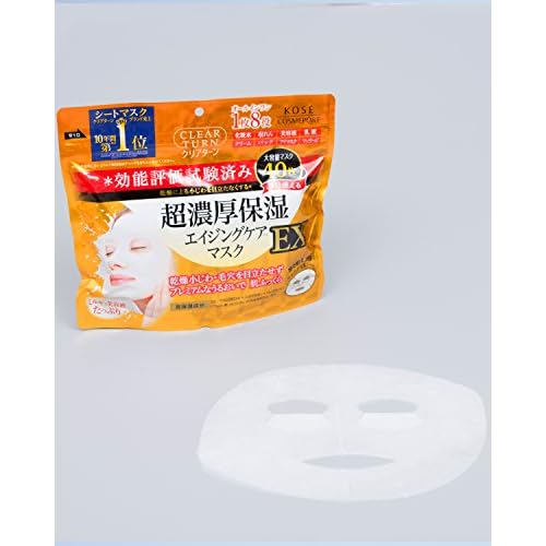 Clear Turn Super Rich Moisturizing Aging Care Mask 40 sheets