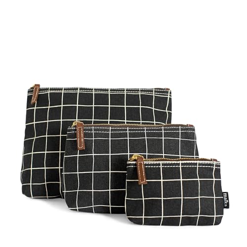 MAIKA Recycled Canvas Large Travel Pouch, Belvedere