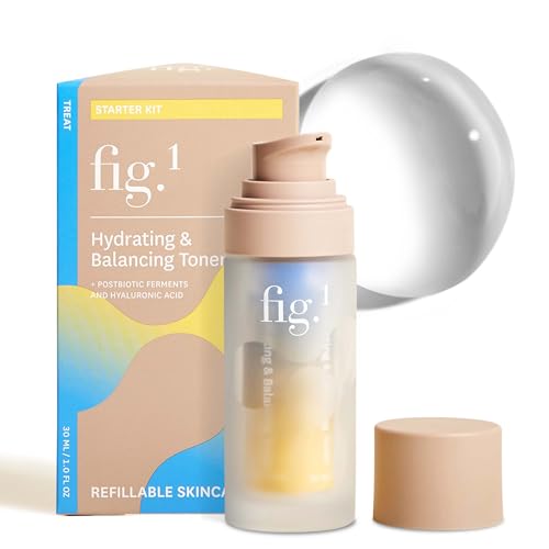 Fig.1 Hydrating & Balancing Toner for Face ? Hydrating face Toner for Women, Glowing & Vegan Skincare with Hyaluronic Acid ? for Sensitive, Dry, Oily Skin ? Refillable & Clinically Proven 30ml