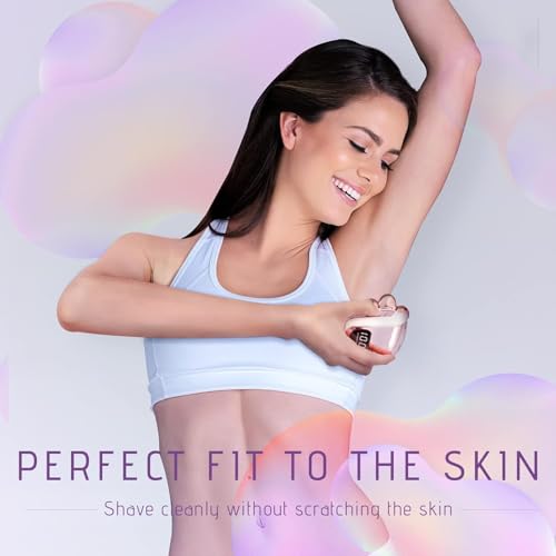 Electric Razors for Women Legs: 5-in-1 Rechargeable Electric Shavers for Body - Waterproof Wet Dry Hair Remover for Lady Face Underarms Public (Lightpink)