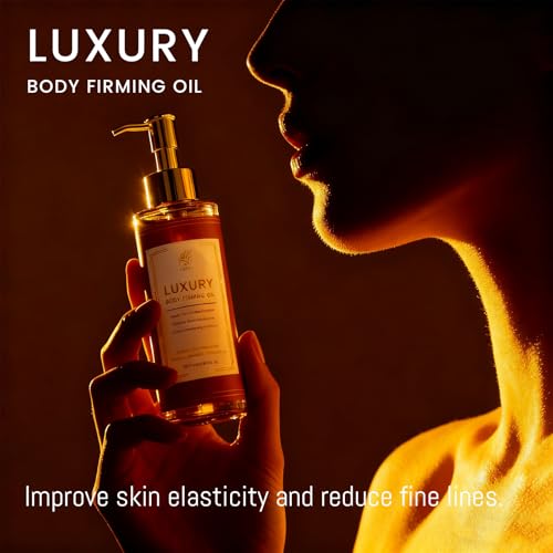 Body Firming Oil - Luxury Toning & Tightening Treatment for Crepey Skin - Hydrating, Nourishing Elixir to Improve Skin Texture & Elasticity - 120ml (1)