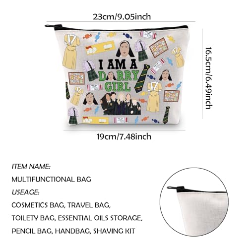 WCGXKO Tv show Gift Tv Show Cosmetic Make Up Bag Gift (I AM A DE)