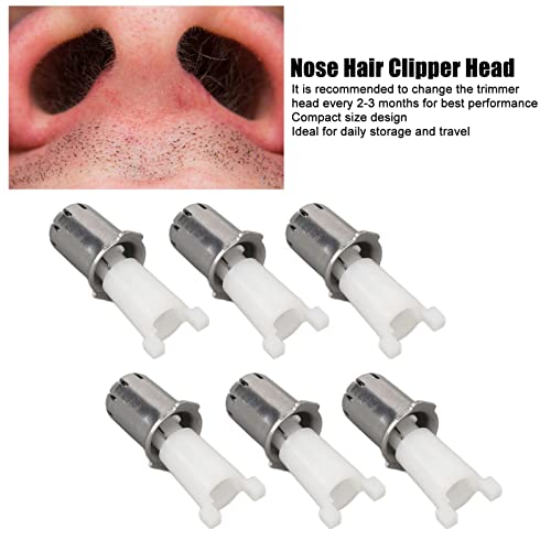 Nose Hair Trimmer Head, 10pcs Universal Replacement Clipper Blade Heads, Fitting, Ideal Replacement, Easy Cleaning, Portable Size for Daily Storage and Travel, Wholesale Business