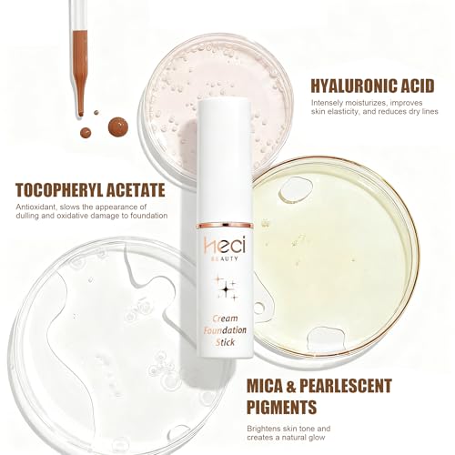 Tinted Foundation Stick, Balm to Cream Foundation with Light to Medium Coverage, Infused with Hydrating Ingredients - Fair 01, 0.25 oz