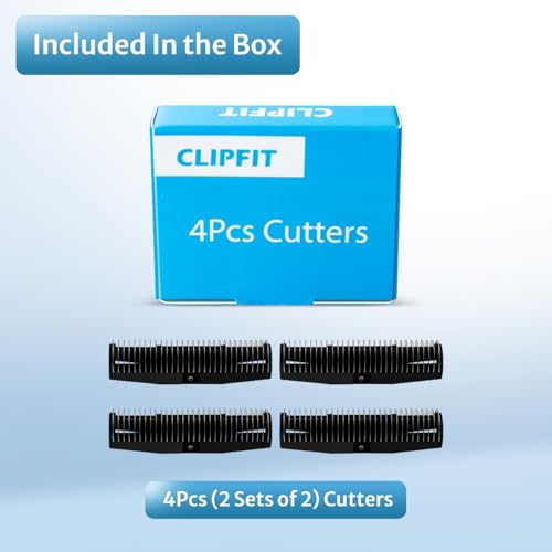 Foil Shaver Replacement Blades Compatible with Andis Foil Shaver TS1 (17150, 17235, 17220), TS2 (17200), Babyliss FXFS2 and Wahl 5 Star Vanish(8173-700), 4Pcs (2 Sets of 2)