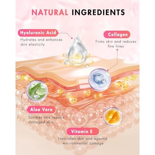 Forehead Wrinkle Patches & Smile Line Patches, Overnight Facial Wrinkle Treatment with Hyaluronic Acid, Aloe, Collagen & Vitamin E to Lift Smile Lines for Women 72pcs