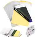 SOTICA 50PCS Tattoo Transfer Paper Tattoo Stencil Paper 4-Layer A4 Size Reusable DIY Transfer Paper for Stencil Printer & Hand Drawing Tattoos Supplies
