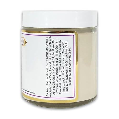 Simply Divine Botanicals Feet Treat Cream - Cooling and Stimulating Relief for Swollen Feet, Hands & Headaches - Organic Aloe, Peppermint & Spikenard, 4 oz