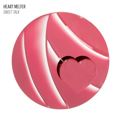 Kaja Lip Gloss - Heart Melter | High-shine, Glossy Finish, Playful Bubblegum Pink, Moisturize, 02 Sweet Talk, 0.04 Oz
