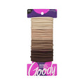 Goody Ouchless Hair Elastics ? No Pull, No Breakage, Tangle-Free Hold for Thick, Curly, Coily & Textured Hair ? 37 Count, Blonde, Long-Lasting Ponytail Holders for Women & Men