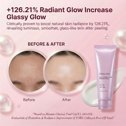 Collagen Wrapping Mask with Salmon PDRN, Fast & Intensive Glass Skin Firming Care, Boosts Elasticity & Reduces Sagging, Korean Skincare (+ Free Jelly Brush Included), 75ml/2.53 fl oz