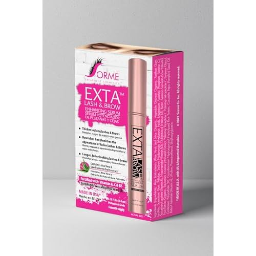 Sorme Treatment Cosmetics | Professional Grade Lash & Brow Enhancing Formula ExtaLash & Brow Serum | Increase Lash and Brow Appearance | Stimulates Hair Growth