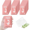 Makeup Remover Wipes Individually Wrapped Facial Cleansing Towelettes Bulk, Disposable Cleanser Makeup Removal Cloths Pads for Oil Dirt Skin Care Removing Mascara Lipstick Travel Hotel Aloes £¨50 Pack)