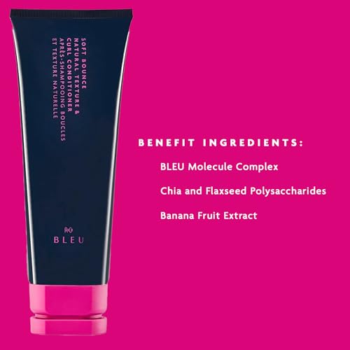 R+Co BLEU Soft Bounce Natural Texture and Curl Conditioner ? Hydrates, Enhances Curl Pattern, Adds Smoothness and Shine with Banana Fruit Extract and Black Seed Oil ? Premium Hair Care, 6.8 oz