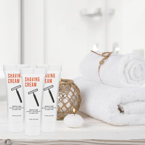 200 Shaving Cream Bulk Travel 10ml/0.35fl oz,Disposable Shaving Cream in Bulk Travel Shave Cream for Hotel Homeless,Jasmine