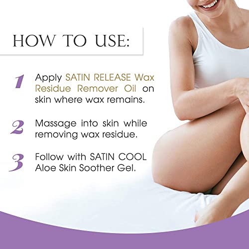 Satin Smooth Release wax residue remover, 4.0 ounce, 4 Fl Ounce