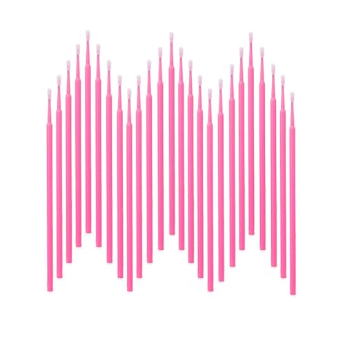 2100PCS Microswabs for Eyelash Extensions£¬Micro Applicators Brush for Cleaning and Applying Make-up Pink (Head Diameter: 2.0mm)