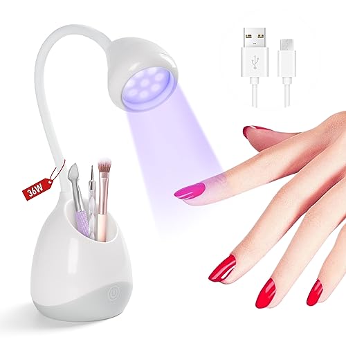 SAVILAND Jelly Gel Nail Polish Set, 30 Colors Translucent Nail Polish Set Rechargeable Nail Led Lamp - 36W Mini U V Light