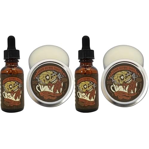 Grave Before Shave¢â CARAMEL MOCHA BEARD PACK (Caramel Mocha Coffee Scented) (Pack of 2)